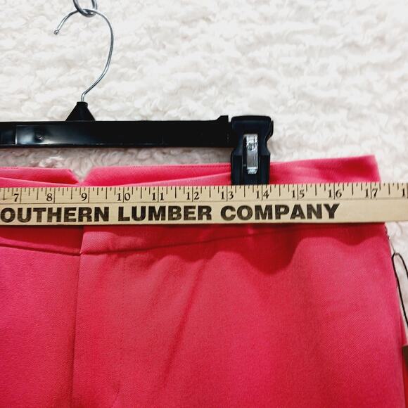 Pants Size 12 Dress Coral Coquette Aesthetic Office Careerwear Chic Travel NWT - Picture 3 of 16